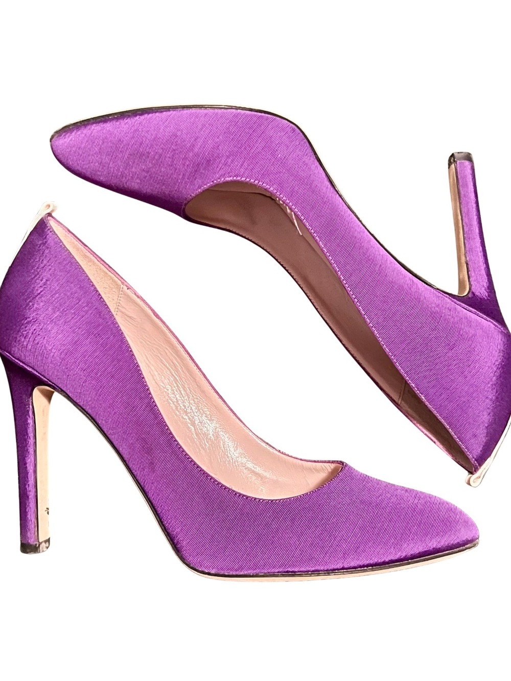 SJP Lady Purple Pumps Heels EU 38.5 Made in Italy